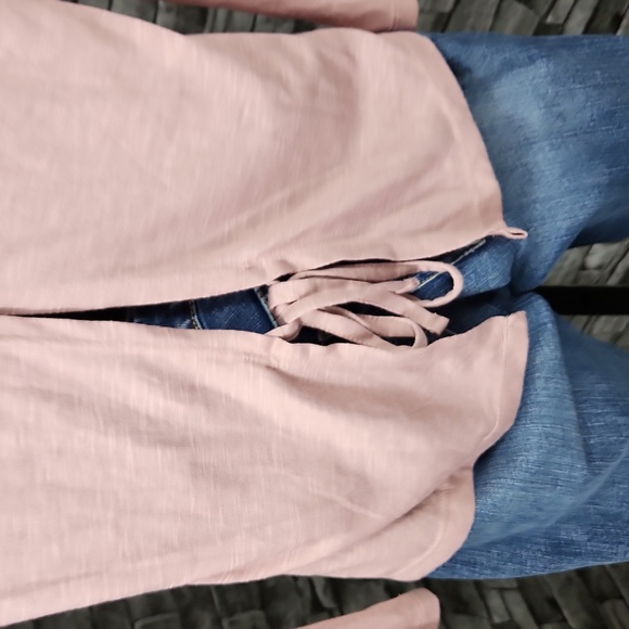 Balance Collection Tie Back Slub Tee - Picture 7 of 8